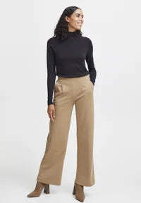 RIZETTA WIDE PANTS TIGER’S EYE MELANGE
