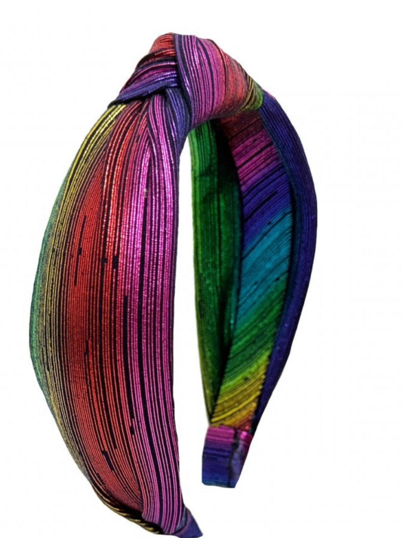 DISCO FEVER KNOTTED HAIRBAND