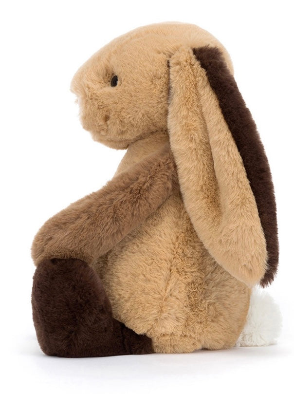 BASHFUL BROWN PATCHWORK BUNNY