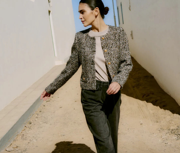 KANOA WIDE JEANS BLACK DENIM