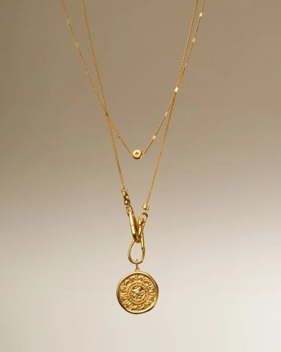 OPHENA NECKLACE GOLD COATED