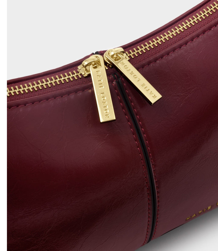 LAILA CANVAS STRAP CROSSBODY BAG| CHERRY CRACKLE