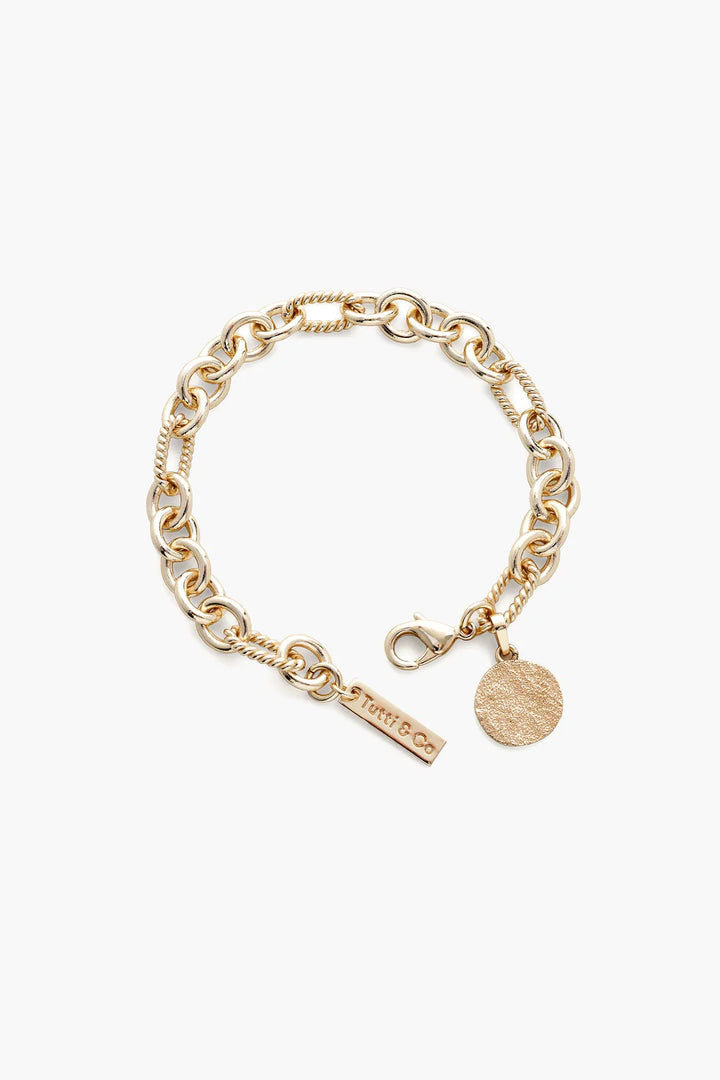 CREST GOLD BRACELET