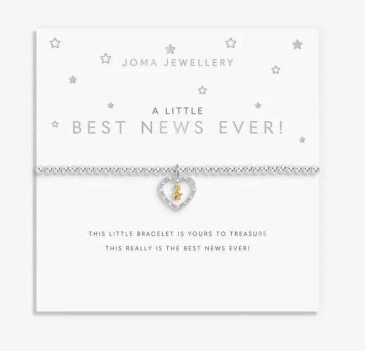 A LITTLE BEST NEWS EVER BRACELET