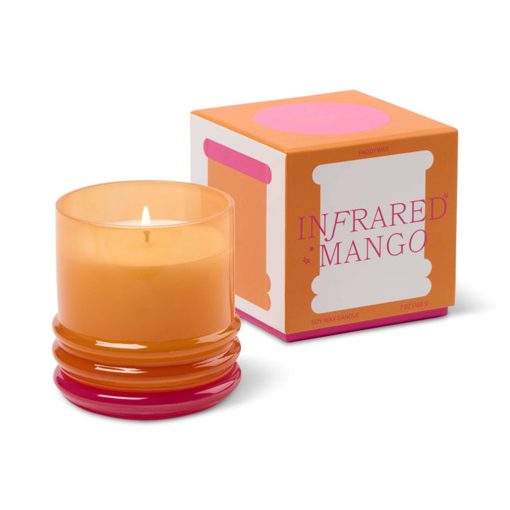 Paddywax Stack Glass Candle Orange - Infrared Mango