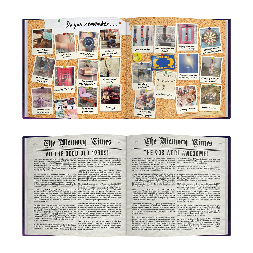 Born In The 80s Gift Book