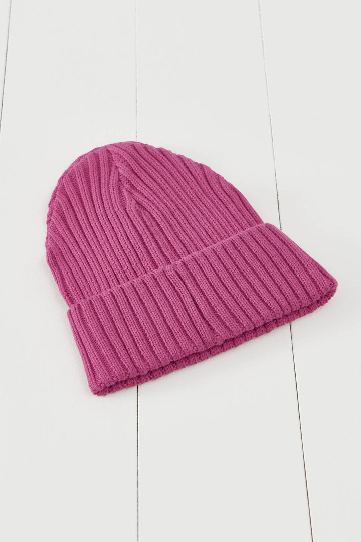 Orchid Pink Beanie: Pink / 3-5years