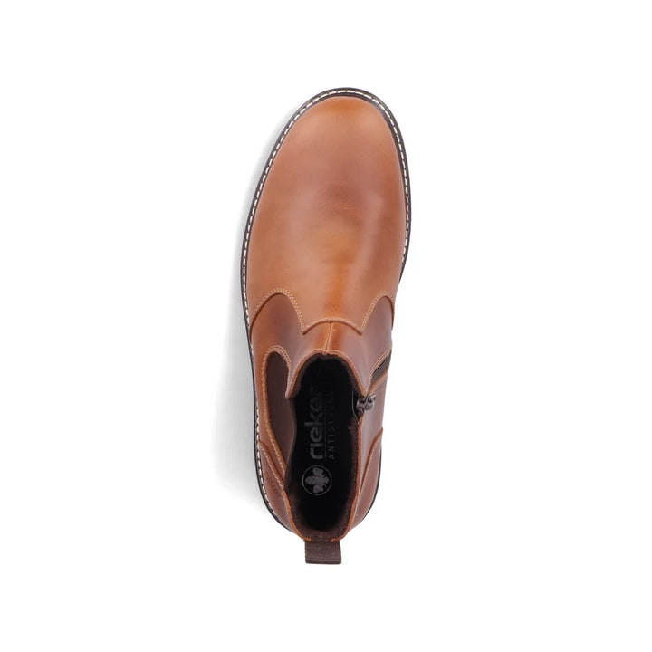Rieker Men's Brown Leather Chelsea Boots 32052-24