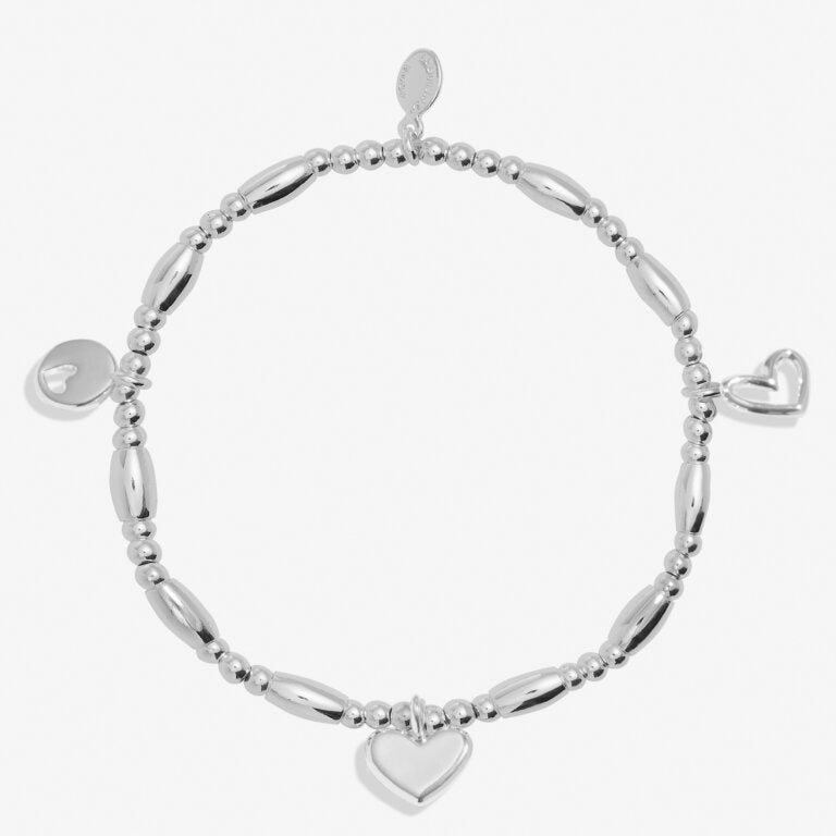 LIFES A CHARM 40TH BIRTHDAY SILVER PLATED BRACELET