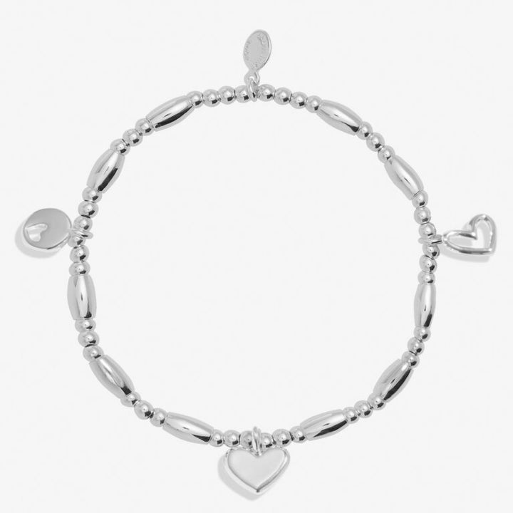 LIFES A CHARM 40TH BIRTHDAY SILVER PLATED BRACELET