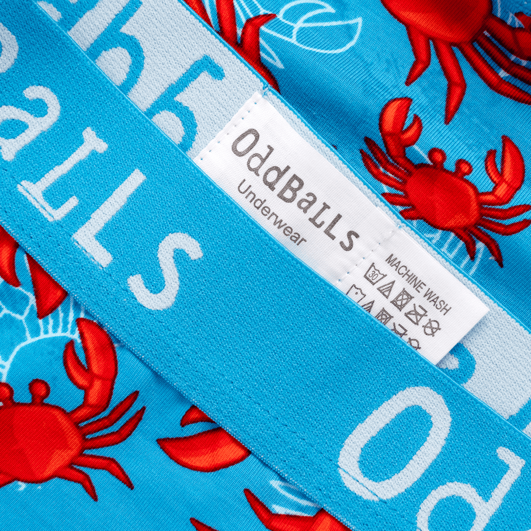 Crabs - Mens Boxer Shorts: Medium
