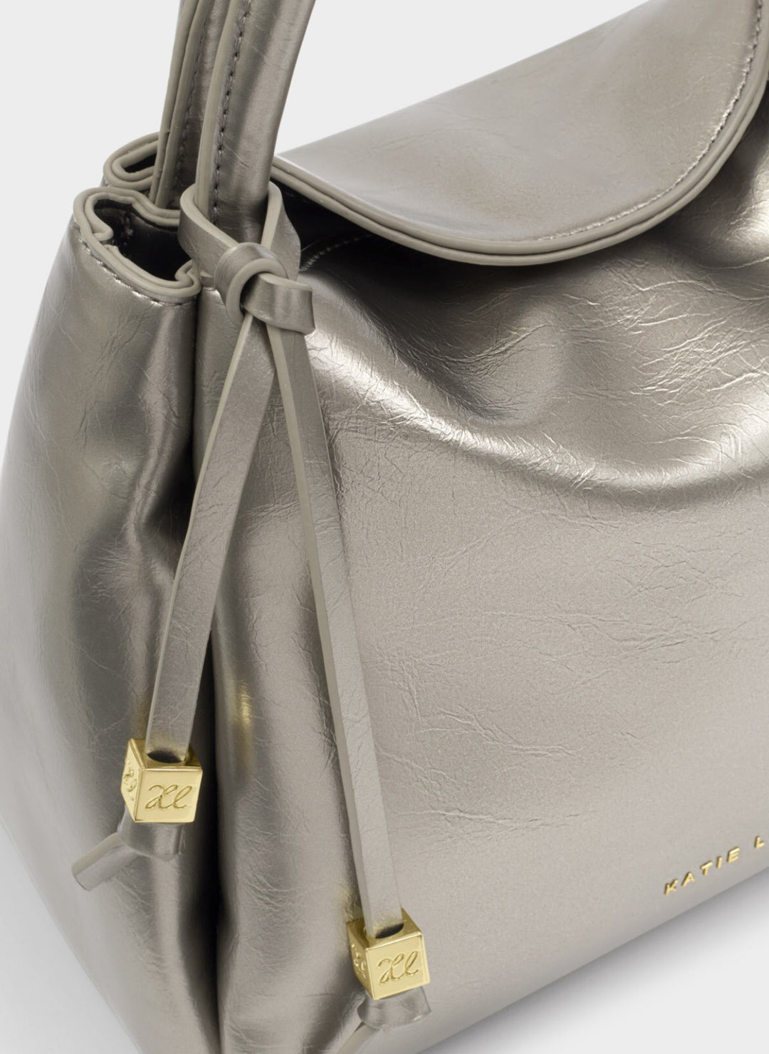 NOVA PATENT CRACKLE TOP HANDLE BAG
| PEWTER | 17.5cm x 24cm x 12cm