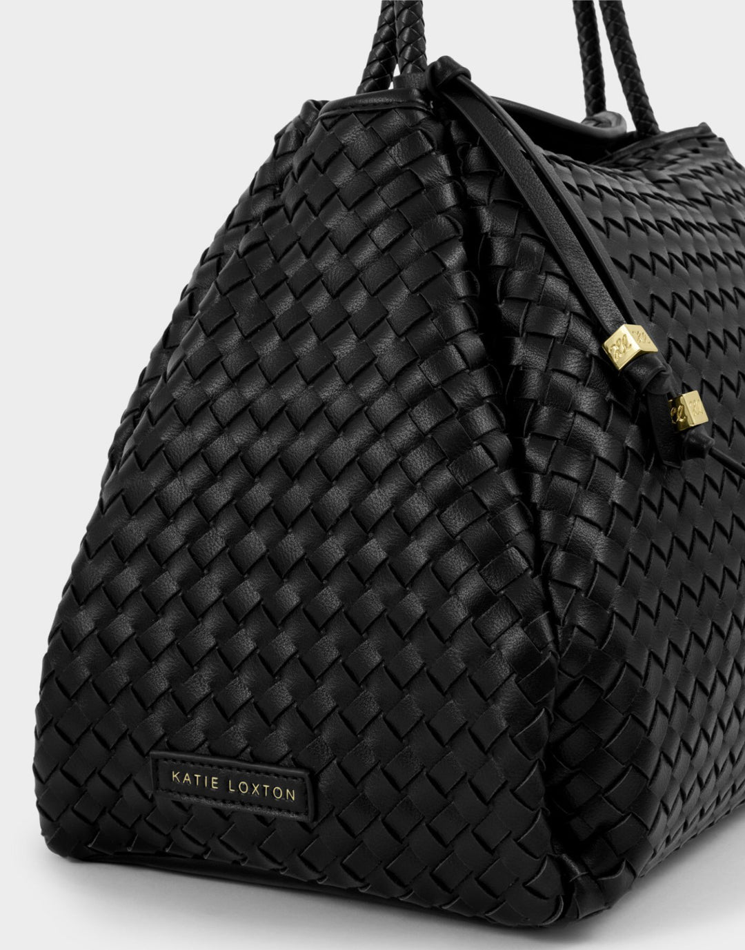 NOVA HAND WOVEN LARGE SHOULDER BLACK