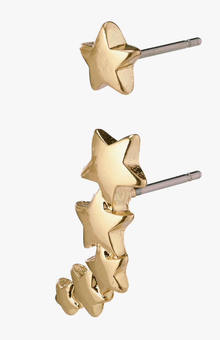AVA STAR EARRINGS GOLD PLATED