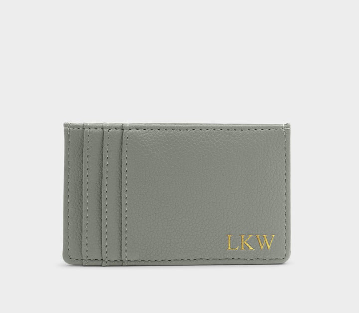 LAILA SLIM CARDHOLDER | GRAPHITE GREEN