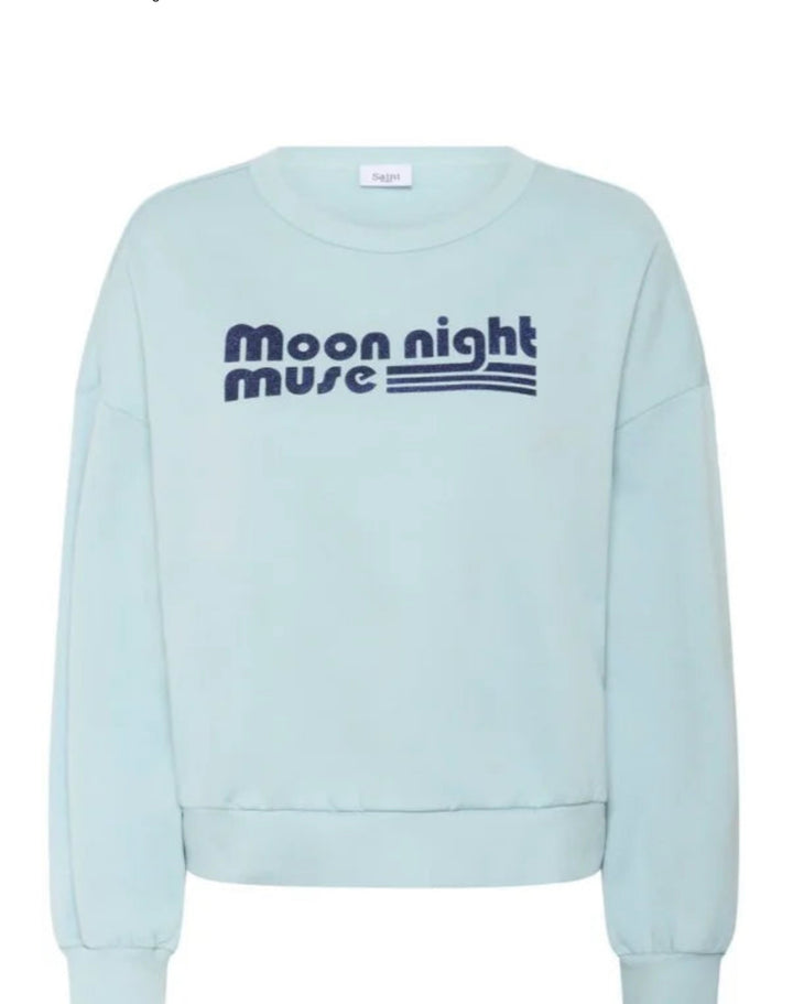NEVANNASZ SWEATSHIRT STERLING BLUE