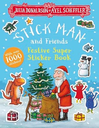 Stick Man And Friends Festive Super Sticker Book (PB)