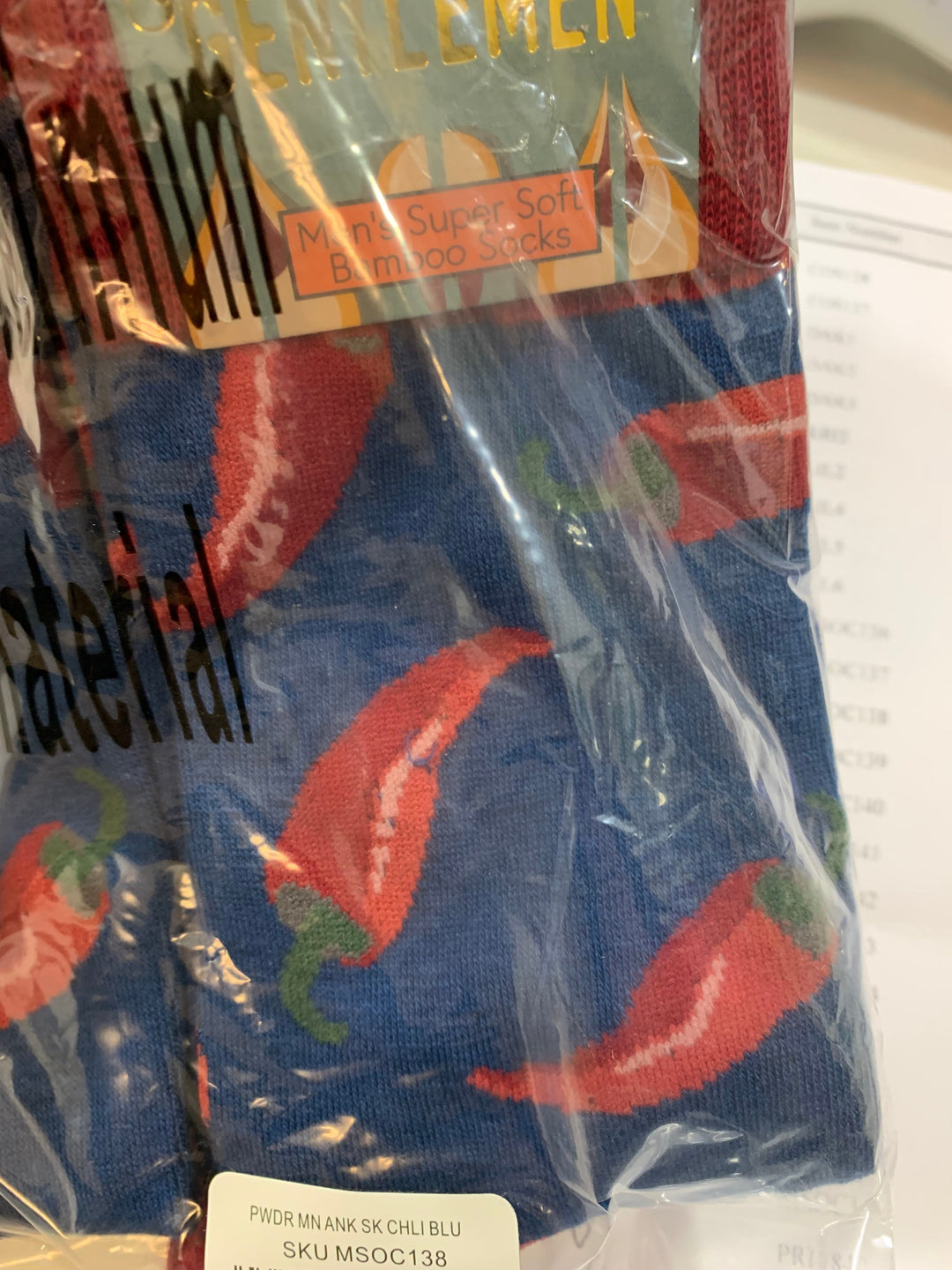 CHILLIES MEN’S SOCKS BLUE