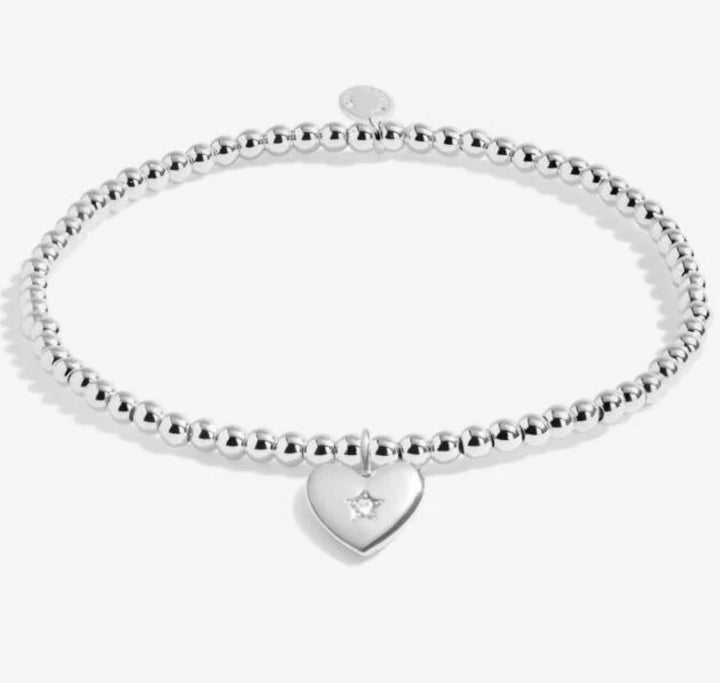 CHRISTMAS A LITTLE PEACE LOVE AND JOY SILVER PLATED BRACELET