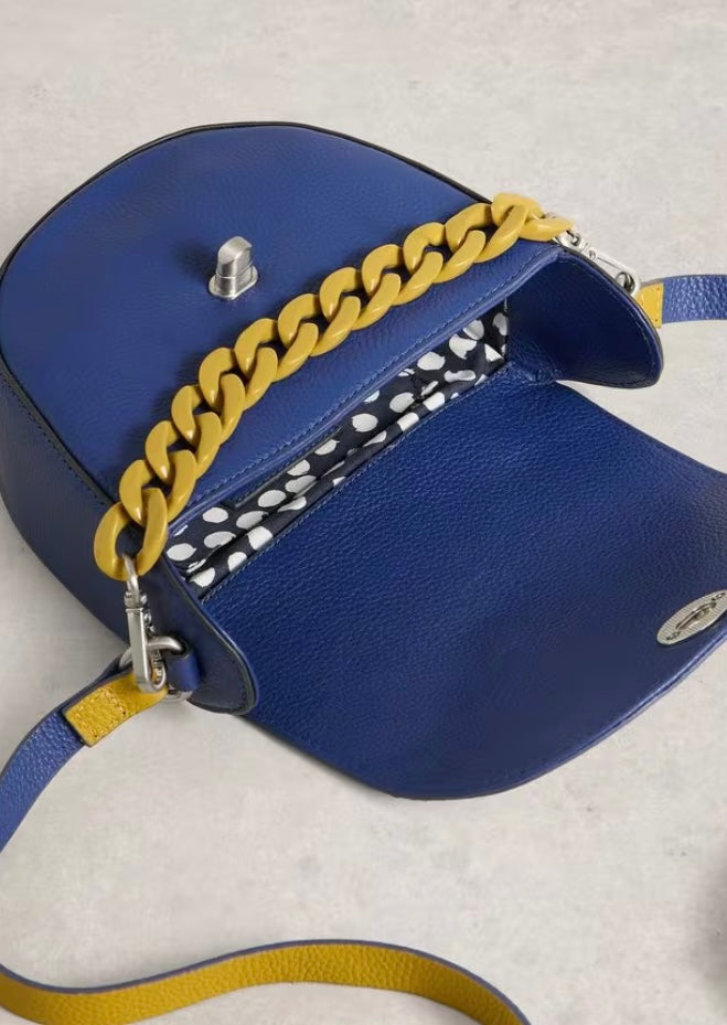 SASHA SADDLE BAG MID BLUE