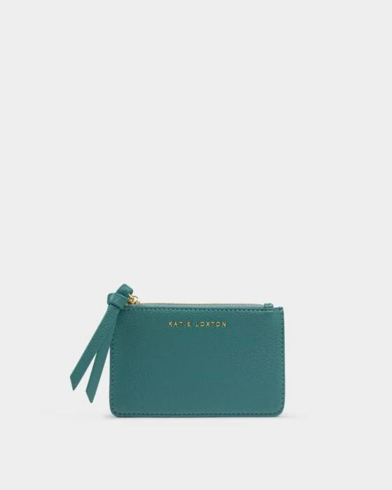 HALLIE COIN AND CARDHOLDER TEAL