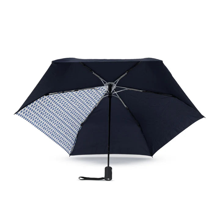 WATERLOO RECYCLED POLYESTER DENIM RAIN & MIDNIGHT UMBRELLA