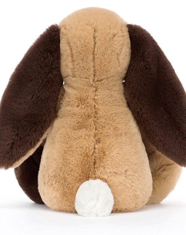BASHFUL BROWN PATCHWORK BUNNY