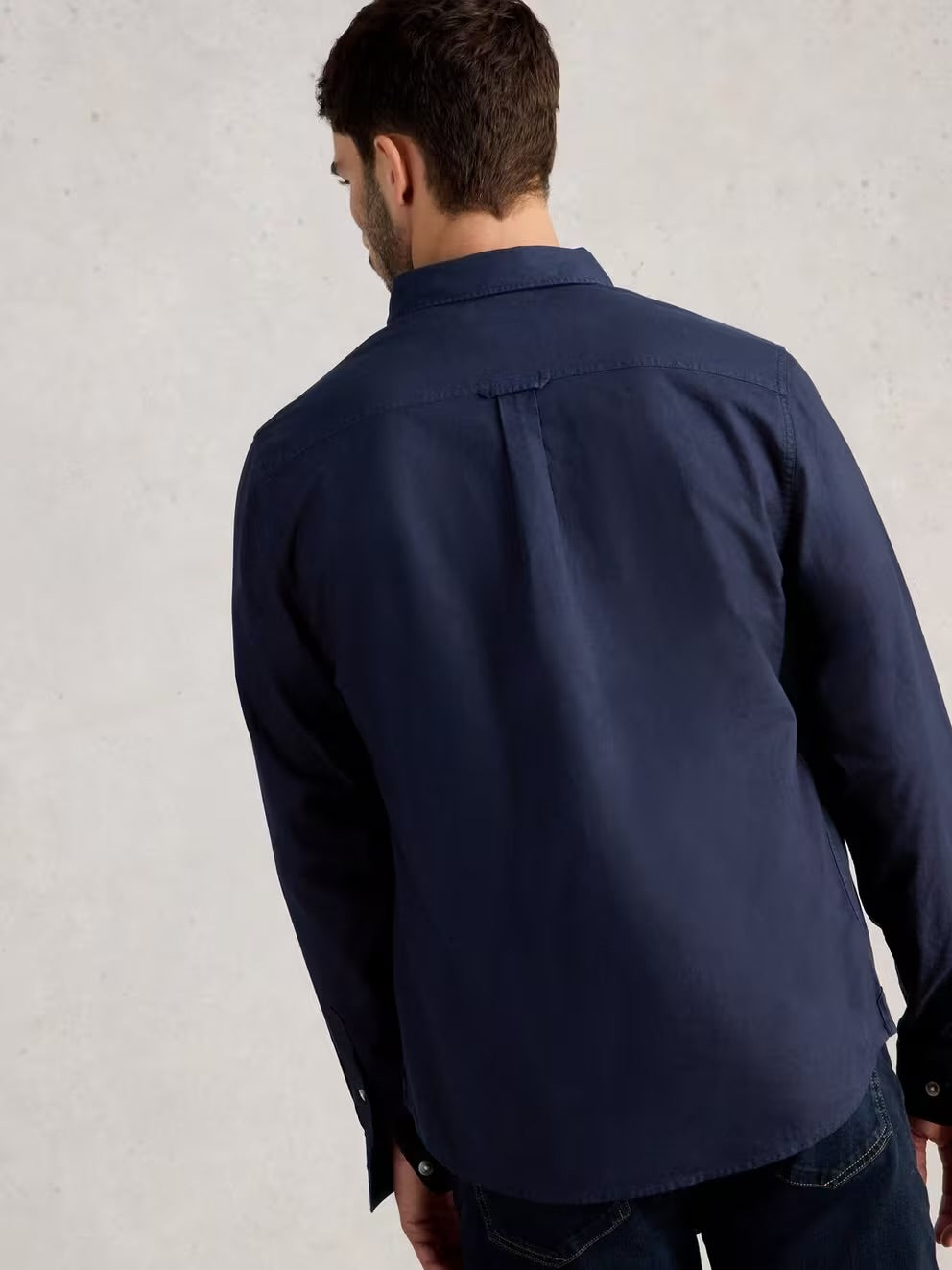 BRUTON OXFORD SHIRT DARK NAVY