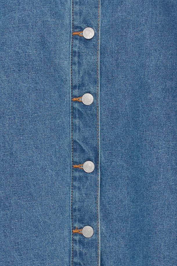 MID BLUE DENIM KITTA SHIRT