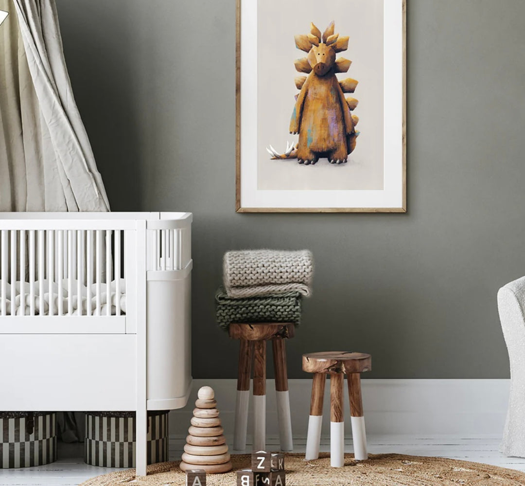 A4 DINOSAUR NURSERY PRINTS SET OF 3