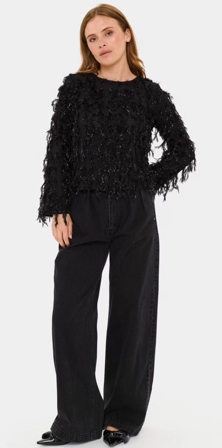 NINETTE SZ  BLOUSE BLACK