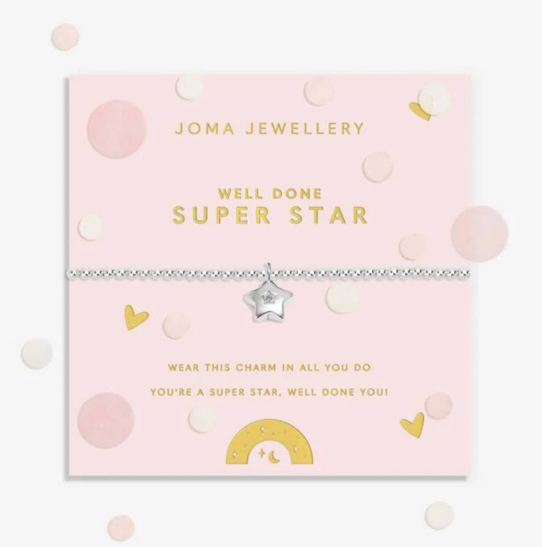 KIDS CONFETTI WELL DONE SUPER STAR BRACELET
