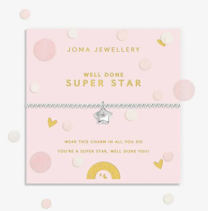 KIDS CONFETTI WELL DONE SUPER STAR BRACELET