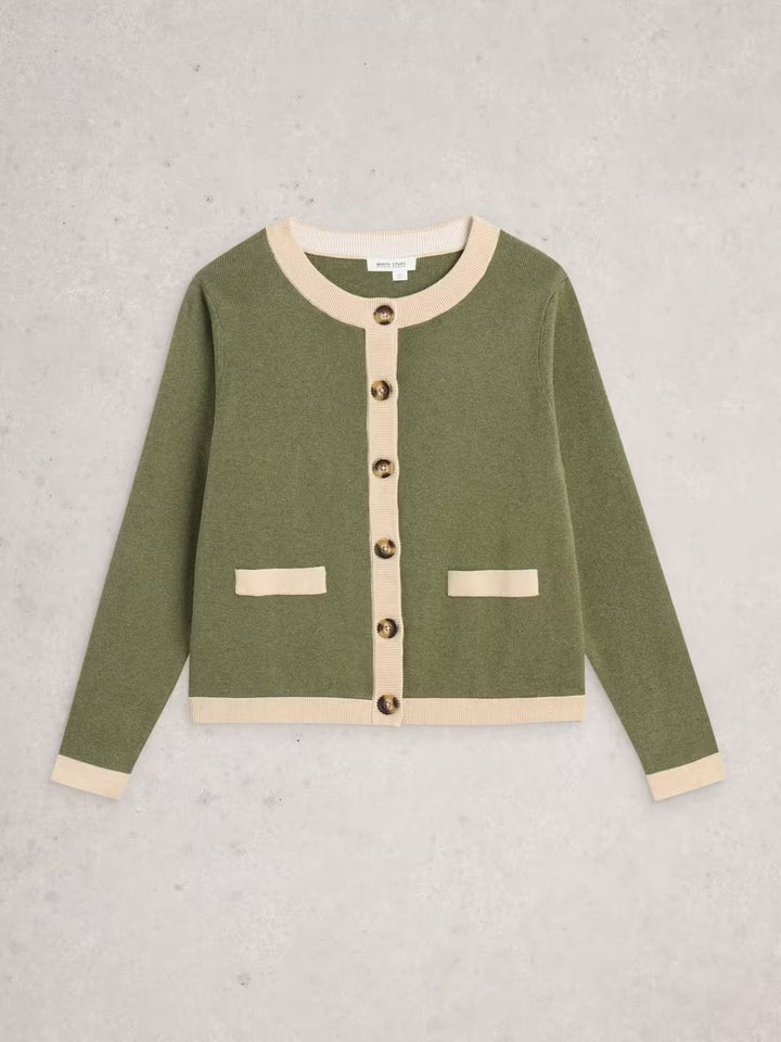 CHARLOTTE CARDI KHAKI GREEN