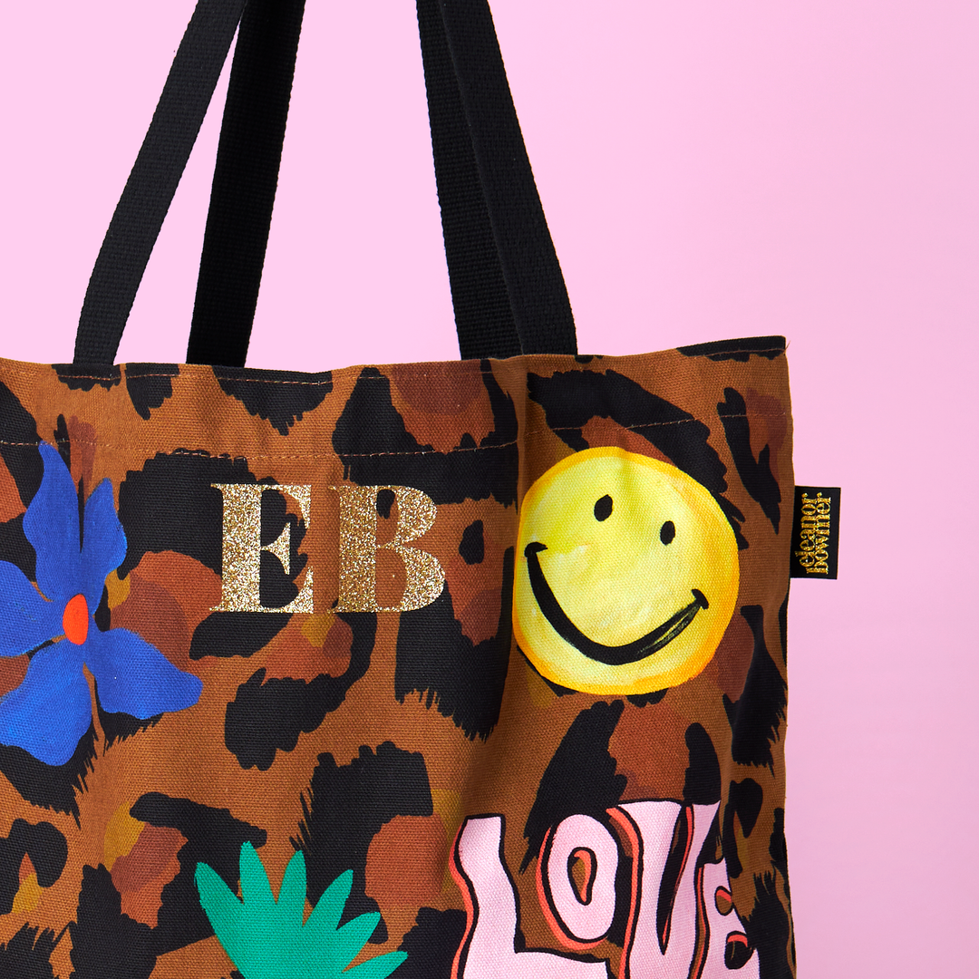 Leopard Icon Tote Bag: Non Personalised