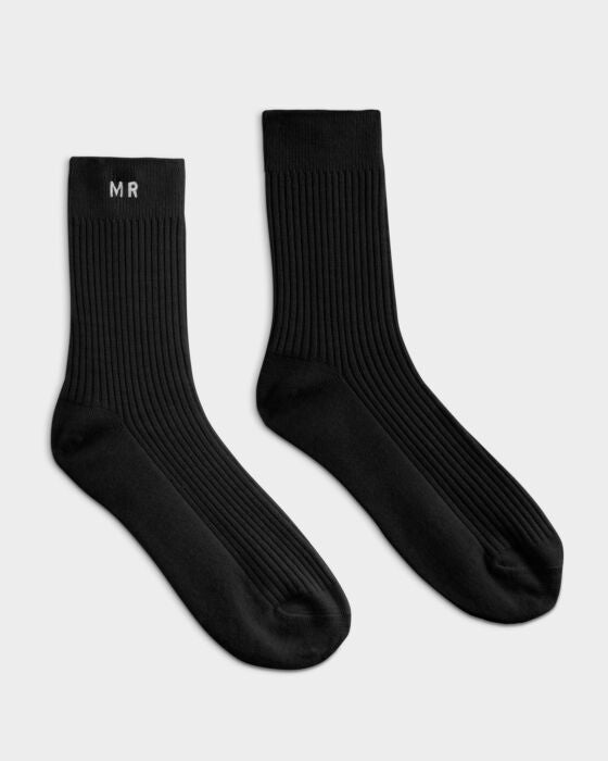 MR & MRS SOCKS GIFT SET | OFF WHITE/ BLACK