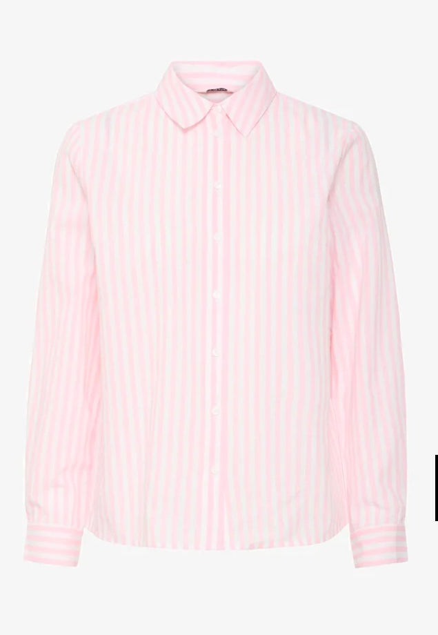 ROSEATE SPOONBILL MIX HATILA STRIPE SHIRT