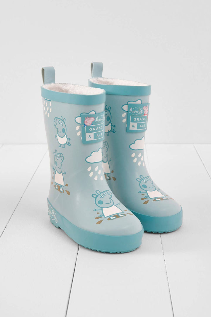 Peppa Pig George Blue Colour-Changing Kids Wellies: UK8