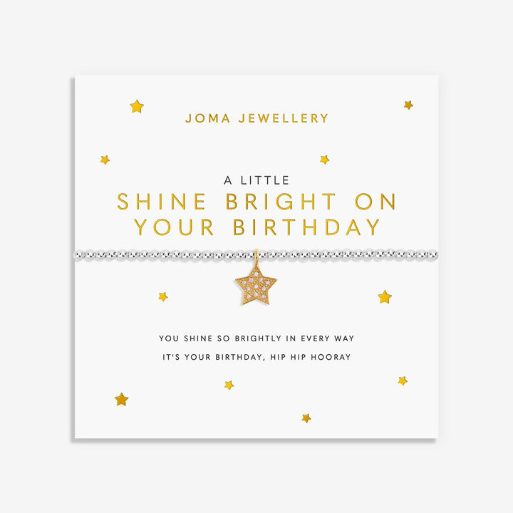 A Little Shine Bright On Your Birthday Bracelet