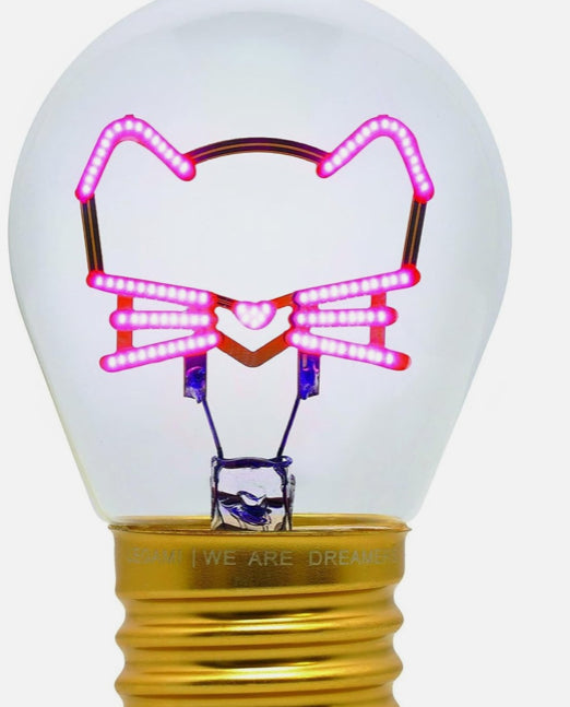 LIGHT BULB SHAPED TABLE LAMP- KITTY
