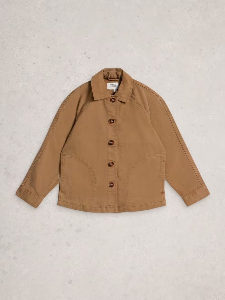 EDEN DENIM JACKET DARK NATURAL