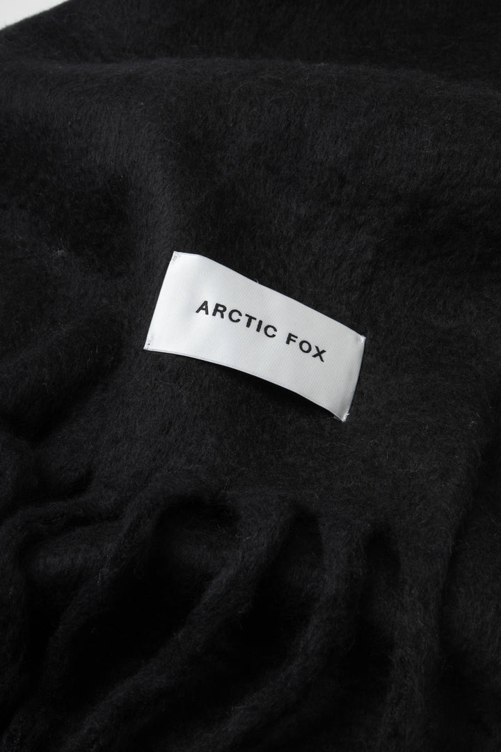 The Reykjavik Scarf - 100% Recycled - Black - AW23