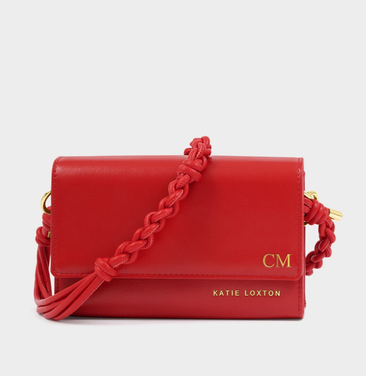 ARDEN BRAIDED MINI BAG | RED