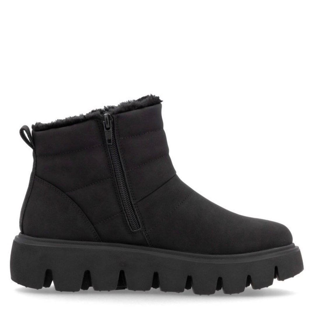 W2070-00 LADIES BLACK MID HEIGHT BOOTS