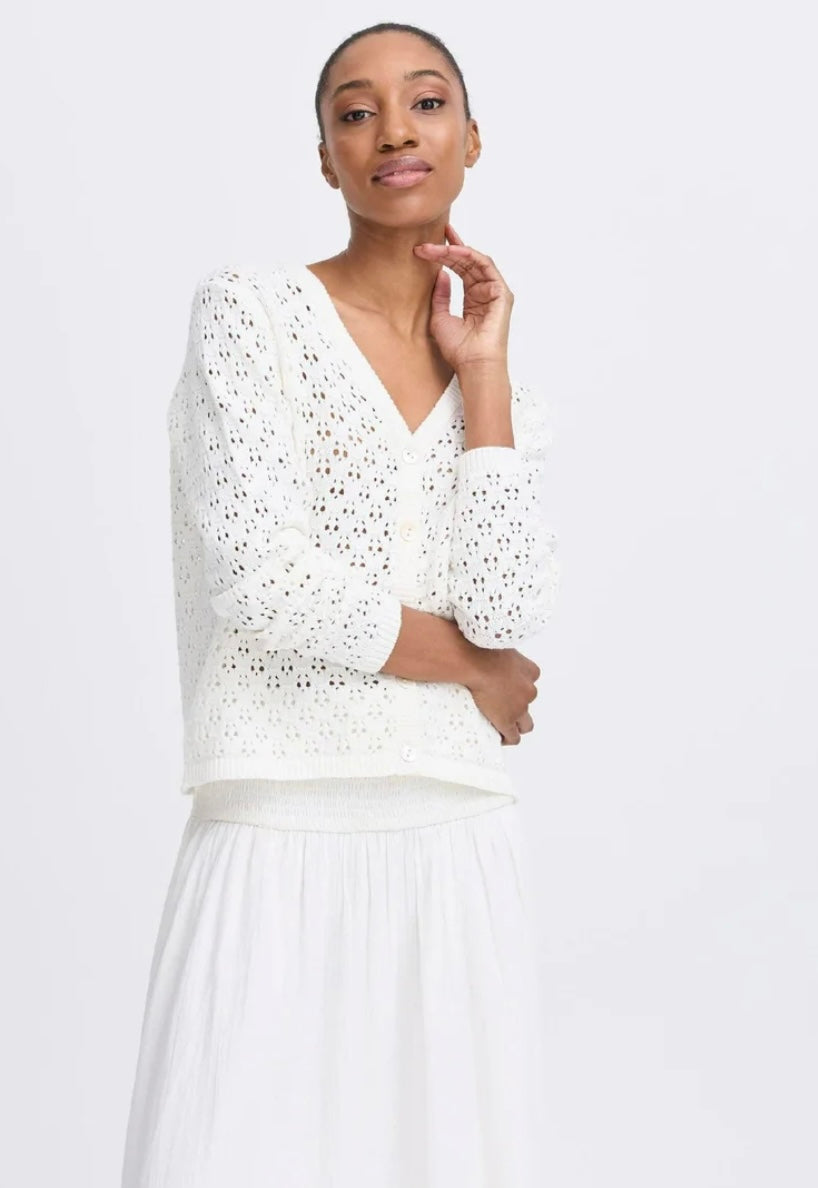 NAJO CARDIGAN MARSHMALLOW
