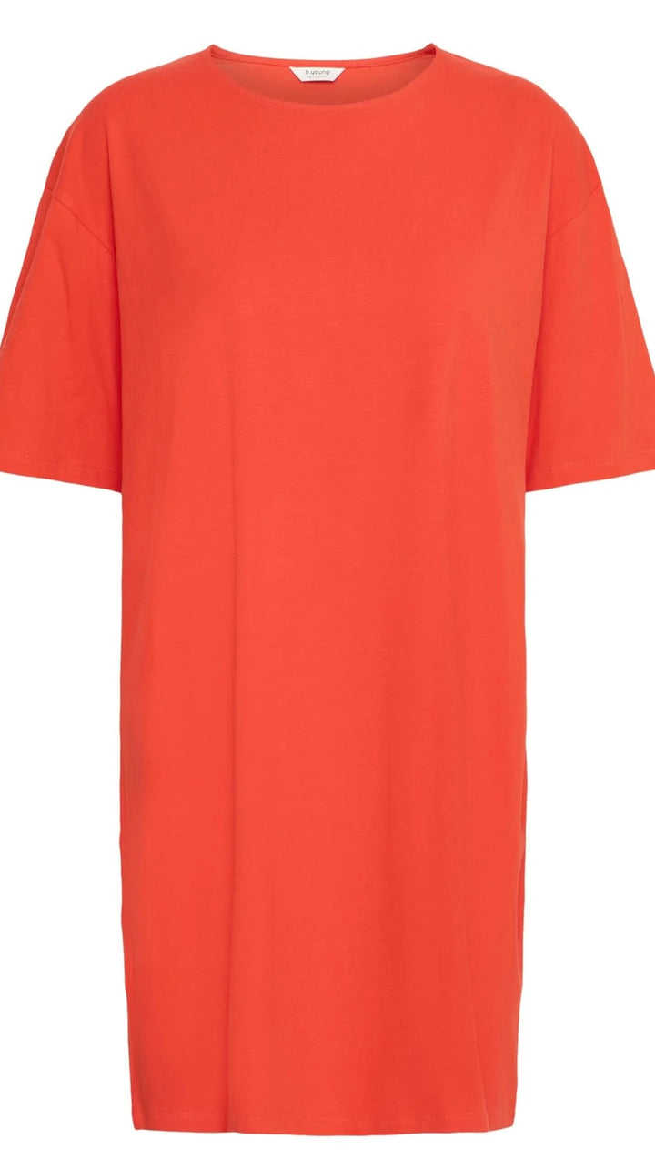 PANDINNA T-SHIRT DRESS FLAME SCARLET