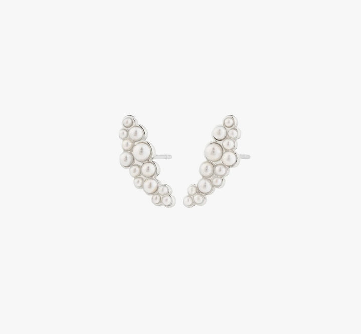 JOVA PEARL EARRINGS SILVER PLATED