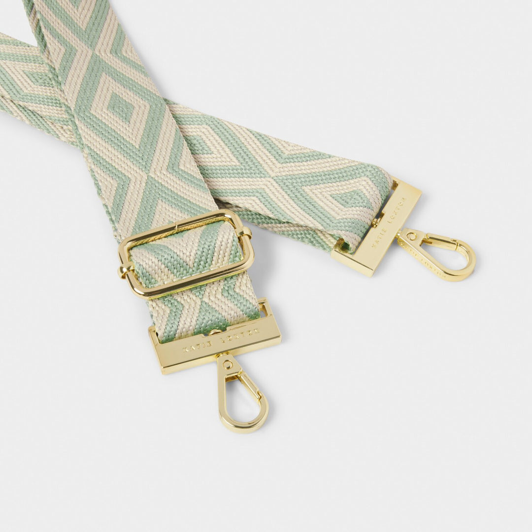 CANVAS STRAP SEAFOAM GEOMETRIC