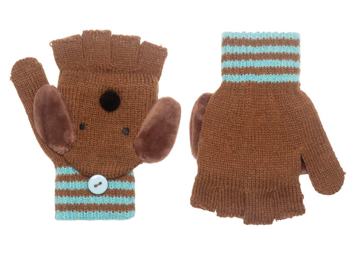 MORRIS SAUSAGE DOG KNITTED GLOVES