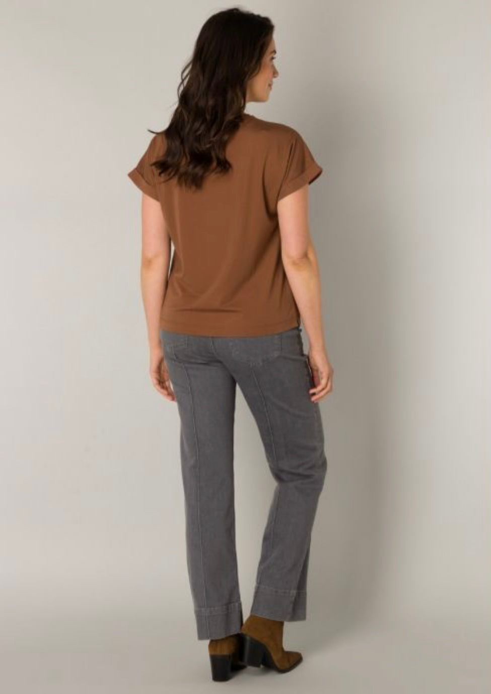 NICOLETTE T-SHIRT CLASSIC BROWN